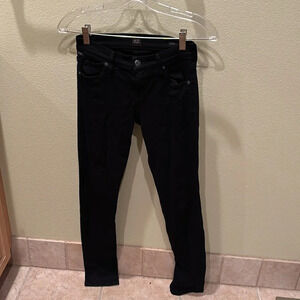 Citizens of Humanity woman's black skinny jeans